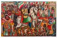 تصاویر؛ از فرنگ‌برگشته‌ای که نقاشی قهوه‌خانه‌ای را نجات داد!