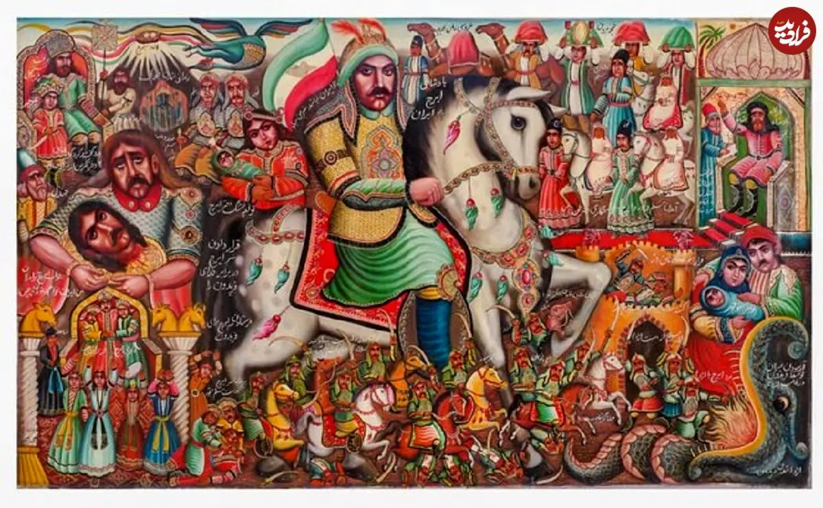 تصاویر؛ از فرنگ‌برگشته‌ای که نقاشی قهوه‌خانه‌ای را نجات داد!