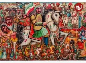 تصاویر؛ از فرنگ‌برگشته‌ای که نقاشی قهوه‌خانه‌ای را نجات داد!