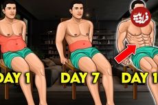 (ویدئو) 14 روز این تمرینات را انجام دهید و چربی شکم را به سیکس پک تبدیل کنید