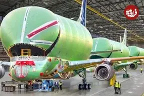 ببینید| فرآیند دیدنی تولید هواپیمای غول پیکر ایرباس بلوگا در اروپا