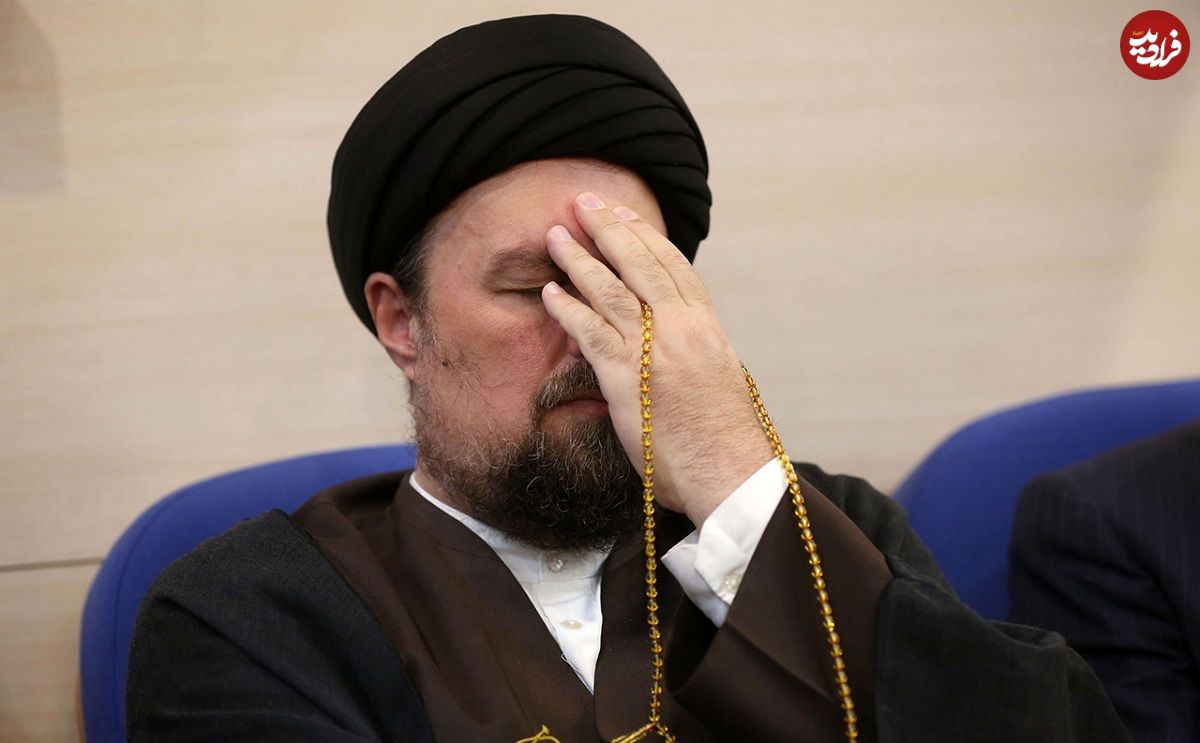 عکس؛ سفر در زمان؛ «سردار رادان در حال روبوسی با سیدحسن خمینی» در یک مراسم؛ سال 1402