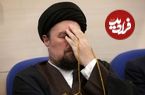 عکس؛ سفر در زمان؛ «سردار رادان در حال روبوسی با سیدحسن خمینی» در یک مراسم؛ سال 1402