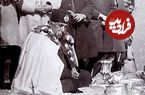 عکس؛ سفر به تاریخ؛ قلیان‌کشی زنان مظفرالدین شاه در کوه‌های اطراف تهران