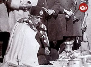 عکس؛ سفر به تاریخ؛ قلیان‌کشی زنان مظفرالدین شاه در کوه‌های اطراف تهران