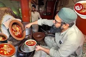 ببینید| غذای خیابانی در پاکستان؛ طبخ سیری پای پرطرفدار در پیشاور