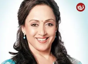 عکس| سفر در زمان؛ «بسنتی فیلم شعله» به همراه دخترش در پشت صحنه یک فیلم در بمبئی؛ سال 1369