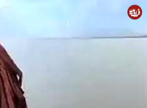 ببینید؛ گردشگران مسحور زیبایی «دریاچه شیر» مغولستان