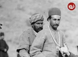 عکس| سفر زمان؛ کدخدای خرسوار در اردوی ناصرالدین شاه
