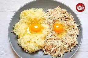 ببینید| طرز تهیه یک غذای جدید با سیب زمینی و آرد سوخاری