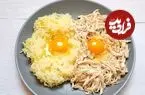 ببینید| طرز تهیه یک غذای جدید با سیب زمینی و آرد سوخاری