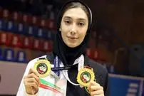 عکس؛ پیام احساسی مبینا: می‌خواهم دختر ایران باشم