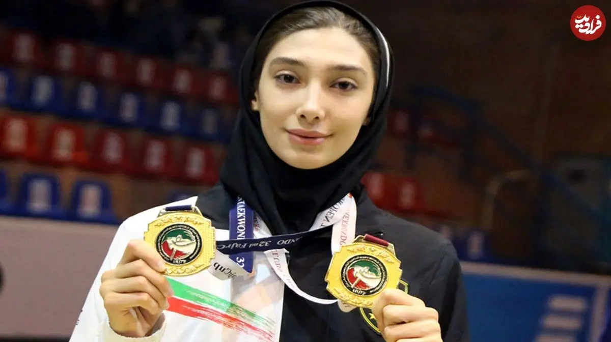 عکس؛ پیام احساسی مبینا: می‌خواهم دختر ایران باشم