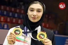 عکس؛ پیام احساسی مبینا: می‌خواهم دختر ایران باشم