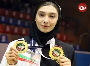 عکس؛ پیام احساسی مبینا: می‌خواهم دختر ایران باشم