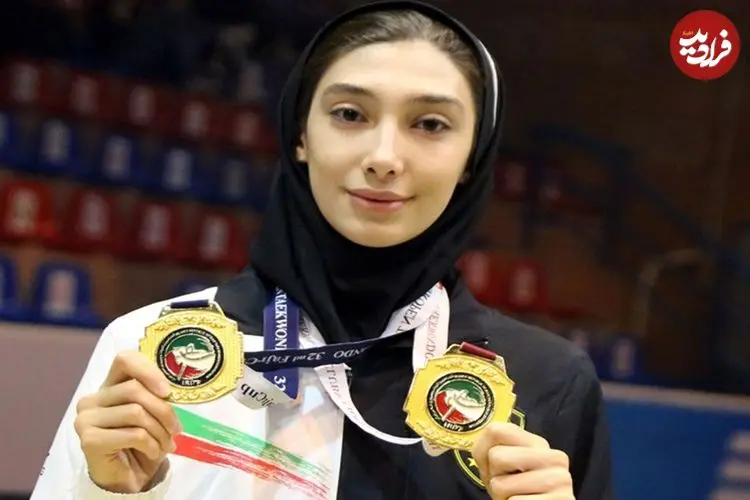 عکس؛ پیام احساسی مبینا: می‌خواهم دختر ایران باشم