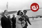 عکس| سفر در زمان؛ گشت وگذار «محمدرضا پهلوی و همسر سوم اش» در مصر؛ دهه 40