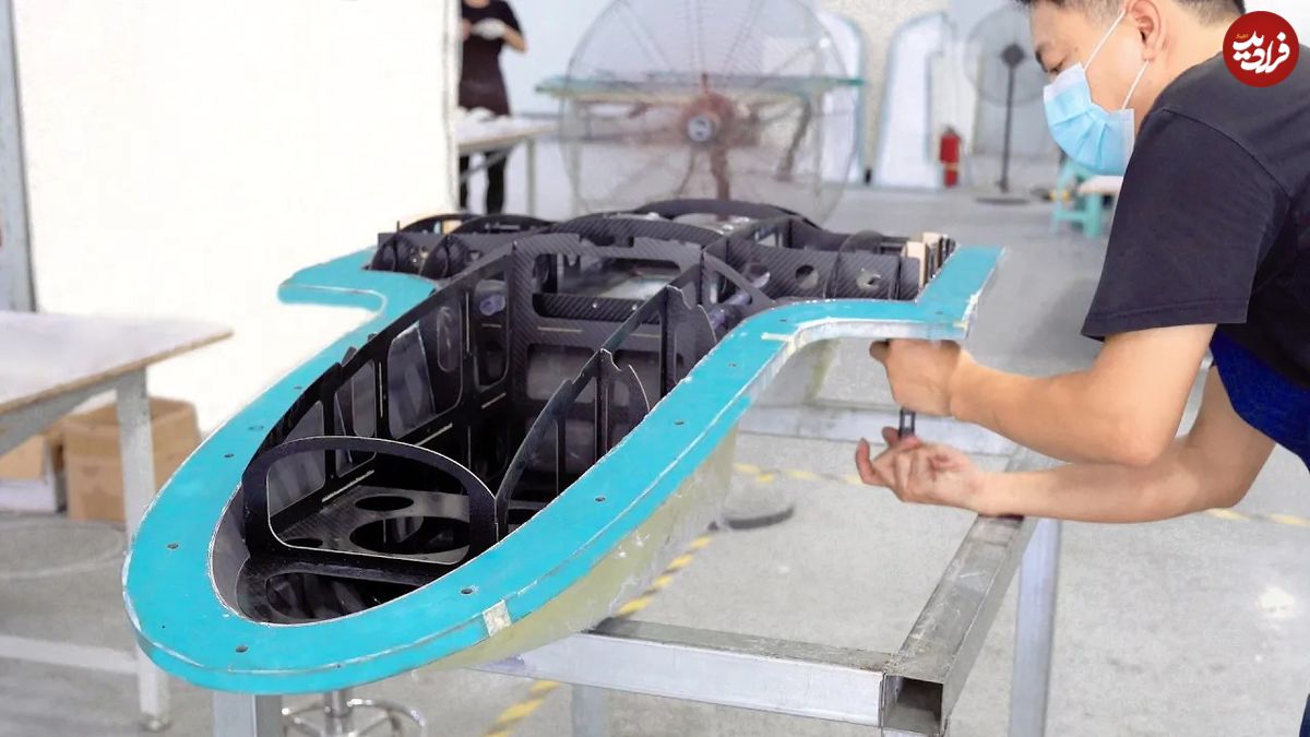 (ویدئو) فرآیند ساخت هواپیمای بدون سرنشین با بال ثابت