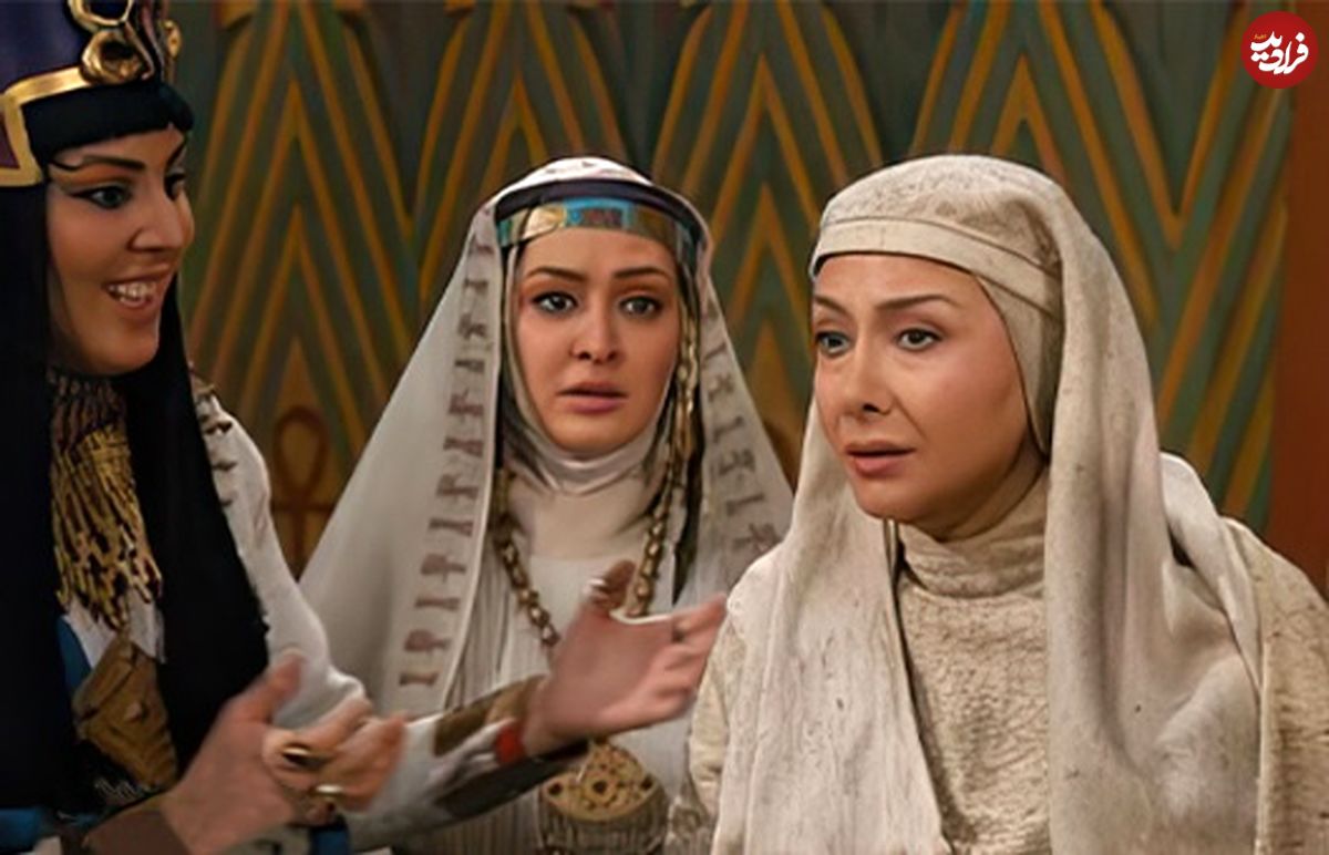 عکس| سفر زمان؛ چهرۀ «آسنات» در مراسم تقدیر از سریال یوسف پیامبر؛ سال 88