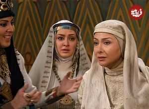 عکس| سفر زمان؛ چهرۀ «آسنات» در مراسم تقدیر از سریال یوسف پیامبر؛ سال 88