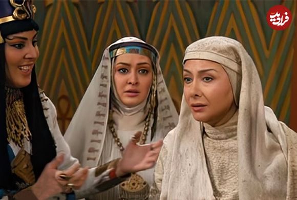 عکس| سفر زمان؛ چهرۀ «آسنات» در مراسم تقدیر از سریال یوسف پیامبر؛ سال 88