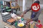 ببینید؛ غذای خیابانی در بنگلادش؛ تهیه املت بنگلادشی در خیابان های داکا