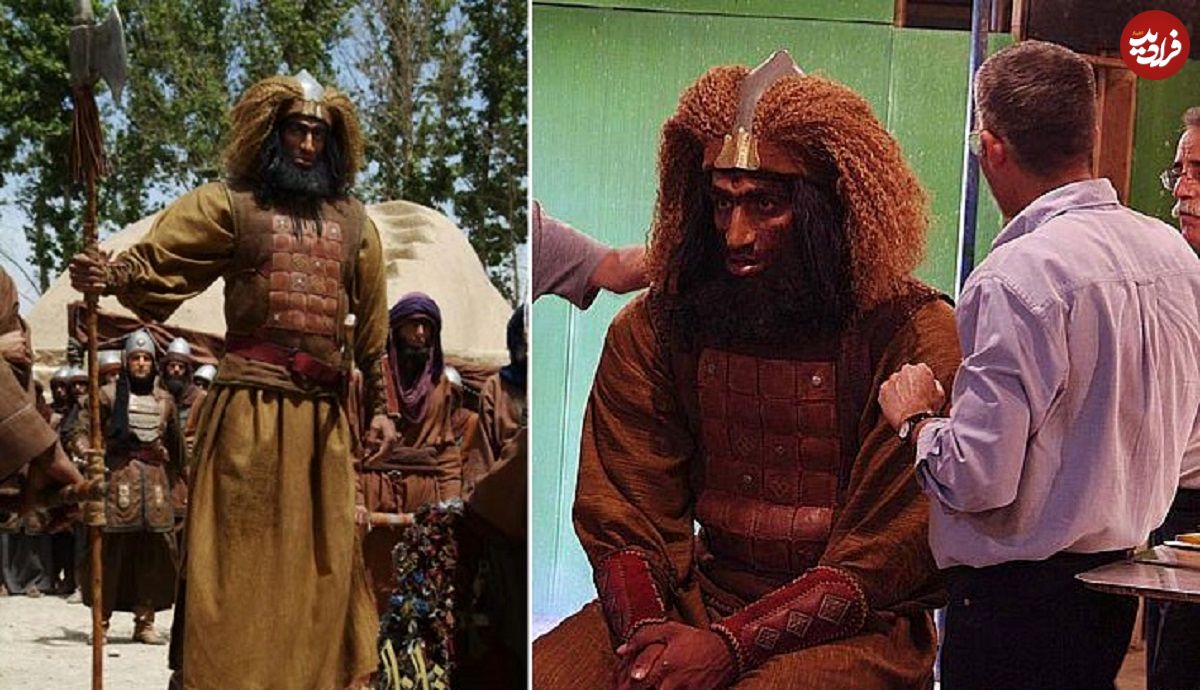 عکس| سفر در زمان؛ «مترسک گردان و غول بنی ضبه» در پشت صحنه سریال مختار؛ دهه 80