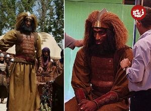 عکس| سفر در زمان؛ «مترسک گردان و غول بنی ضبه» در پشت صحنه سریال مختار؛ دهه 80