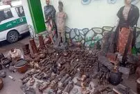 کشف ۱۷۵ قطعه عتیقه تقلبی در مراغه