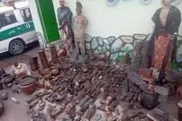 کشف ۱۷۵ قطعه عتیقه تقلبی در مراغه