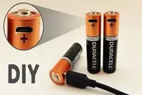 (ویدئو) نحوه ساخت باتری قابل شارژ 1.5 ولت لیتیوم یونی