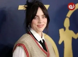 عکس| سفر در زمان؛ «بیلی آیلیش» در مراسم سالانه موسیقی پاپ ASCAP در لس‌آنجلس؛ سال 1396