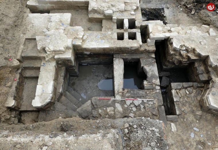 (تصاویر) کشف قلعۀ شگفت‌انگیز قرون وسطایی که زیر یک هتل دفن شده بود