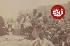 عکس| سفر زمان؛ تصویری از مراسم «تعزیه» در یکی از روستاهای ایران؛ 145 سال قبل