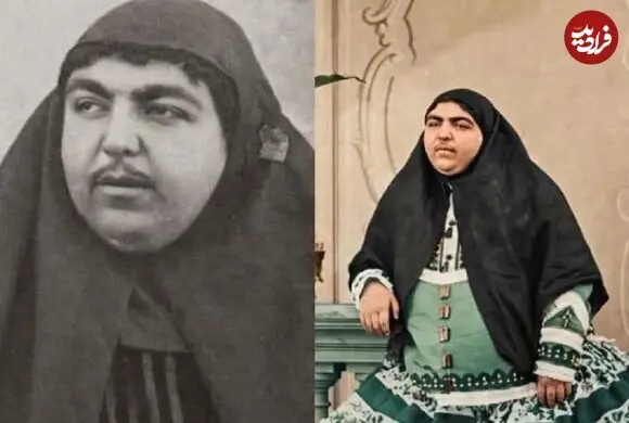 عکس| سفر زمان؛ «تاج السلطنه، دختر ناصرالدین شاه» در ایام کودکی؛ اواخر دهه 1260