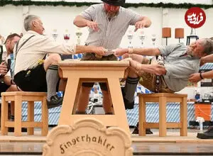 ببینید| «کشتی انگشتی»؛ رقابتی دردناک و سنتی در آلمان