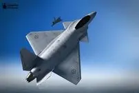 (عکس) جنگنده نسل پنجم سوئد!