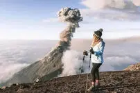 ببینید| لحظه فوران آتشفشان فوئگو در گواتمالا