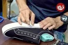 ببینید| مراحل دیدنی تولید کفش کتانی در کارخانه ای با قدمت 50 سال در کره