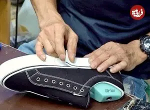 ببینید| مراحل دیدنی تولید کفش کتانی در کارخانه ای با قدمت 50 سال در کره