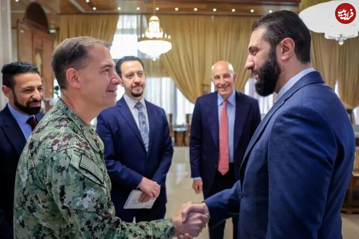 ببینید؛ احمد الشرع و فرمانده سنتکام با هم بسکتبال بازی کردند! 