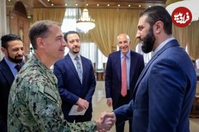 ببینید؛ احمد الشرع و فرمانده سنتکام با هم بسکتبال بازی کردند! 