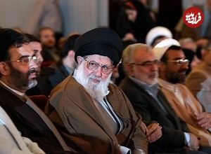 عکس؛ سفر به تاریخ؛ «سید محمد خامنه‌ای و سید ابراهیم رئیسی» شب عاشورا در بیت رهبری؛ سال 98
