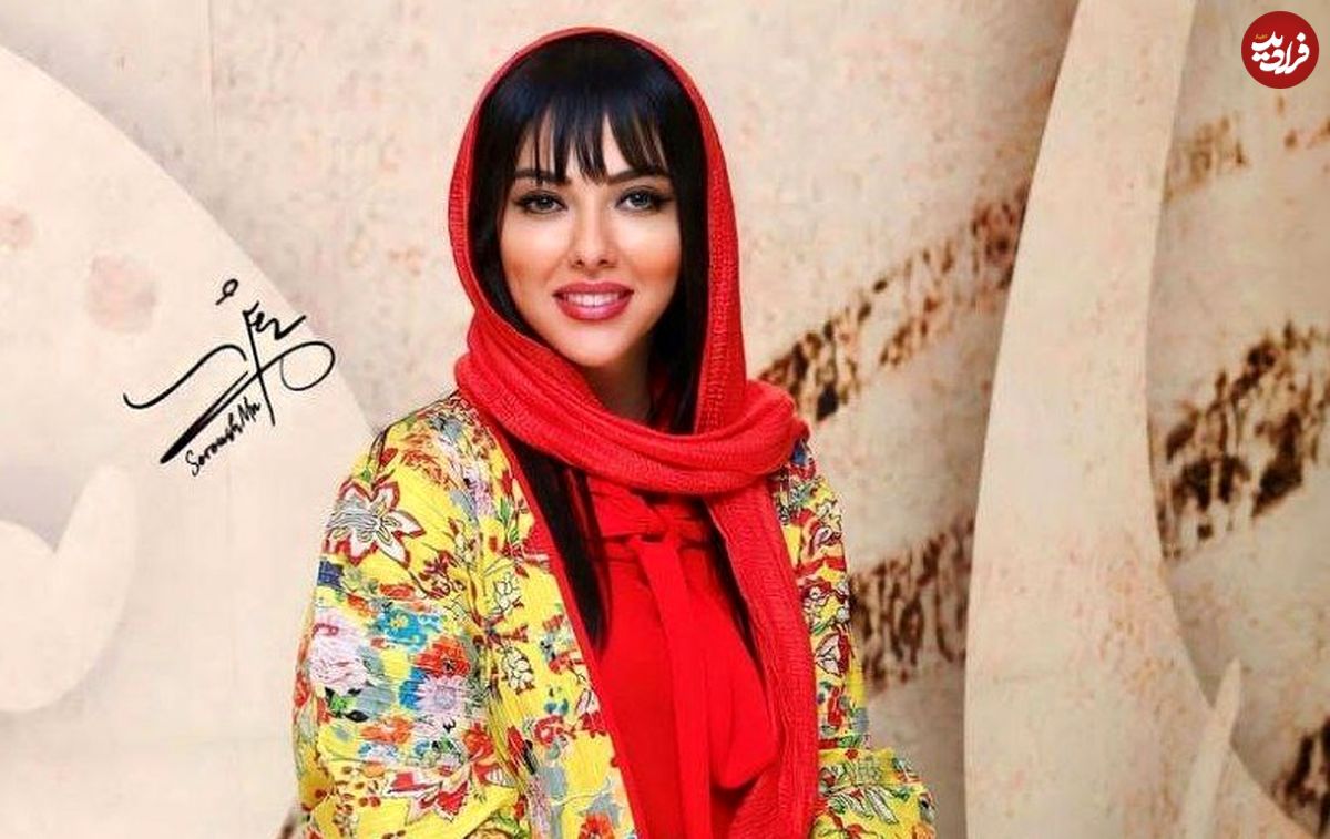 عکس؛ سفر در زمان؛ سلفی «لیلا اوتادی» و «احمد مهرانفر» در پشت صحنۀ یک فیلم؛ سال 1397