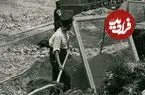 عکس| سفر زمان؛ کارگران در حال ساخت «راه‌آهن ساری» در جنگل‌های مازندران؛ 90 سال قبل