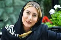 عکس| سفر زمان؛ «فریبا نادری» با چادر در راهپیمایی اربعین؛ سال 94