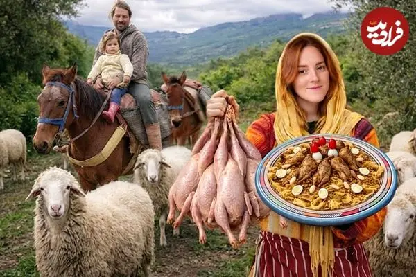 ببینید| غذای روستایی در مراکش؛ پخت رفیسای سنتی با بلدرچین