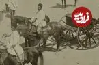 عکس| سفر زمان؛ تصویری از «تمرین گردان توپخانه» در میدان مشق تهران در دوران قاجار