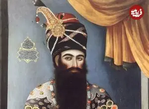 عکس| سفر زمان؛ سکه 1 ‎ریالی فتحعلی شاه، ضرب تهران؛ سال 1176 شمسی