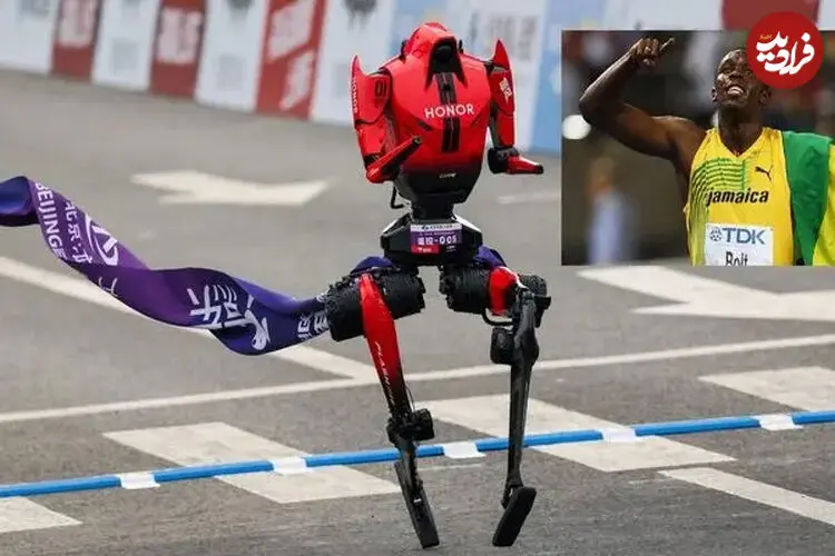 ببینید| ربات دونده رکورد سریع‌ترین انسان تاریخ را شکست